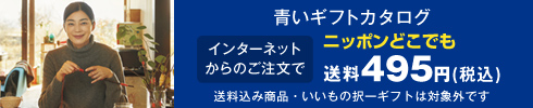 青いギフトカタログ
