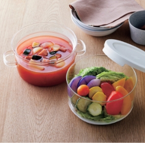 〔ハリオ〕ガラスのせいろ蒸し器