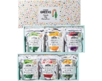 〔カゴメ GREENS 
Catch the Rainbow〕
食べるスムージー
レインボーギフト 6袋入