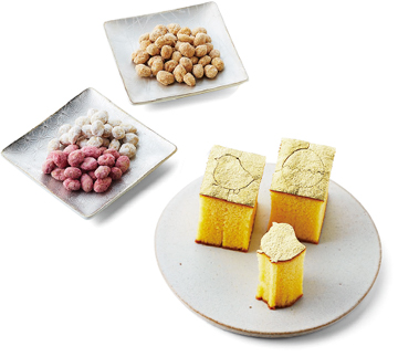 〔まめや金澤萬久〕豆菓子･ひよこのカステラ詰合せ