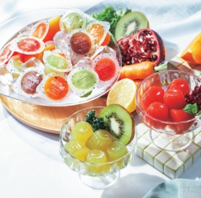 〔カゴメ GREENS Catch the Rainbow〕食べるスムージー レインボーギフト 6袋入