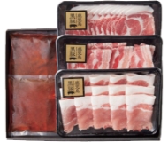 鹿児島「鎌田黒豚農場」
鹿児島黒豚しゃぶしゃぶセット
（だししゃぶ用鍋だし付）
税込7,700円