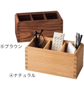 〔オークヴィレッジ〕多用途ペン立て
