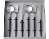 〔クチポール〕GOA
ブラックシルバー
カトラリーセット