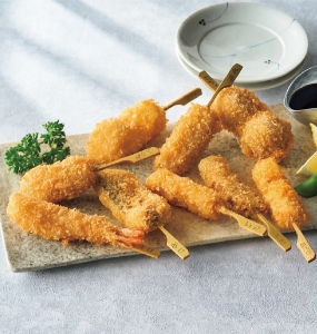 「串鮮｣ 
			  レンジで簡単 串かつ
			  9種27本セット
			  