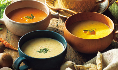 山口「マーゼルマーゼル」温野菜で食べる34種のやさいと米こうじスープセット