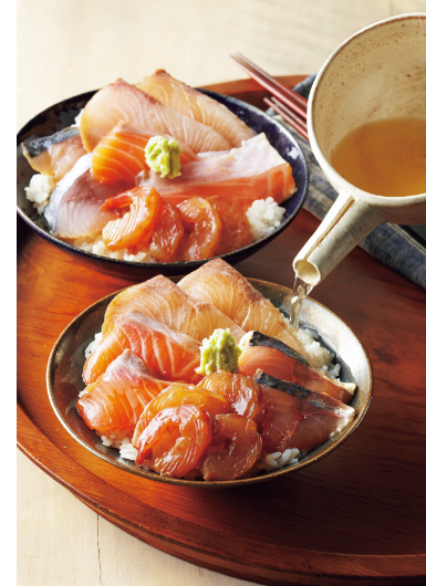 鹿児島｢目利きのひろしげ｣
              だしで食べる｢かごしま丼｣
              
