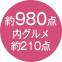 約1060点