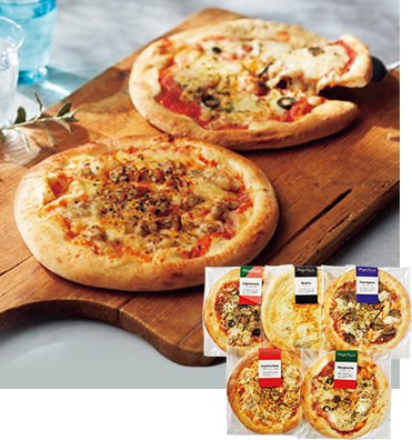 〔Prego Pizza（プレーゴ ピッツァ）〕冷凍ホールピッツァ5種詰合せセット
