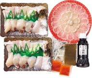 大阪｢玄品 法善寺総本店｣
とらふぐ刺身と
鍋の福円満セット