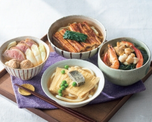 大阪｢美々卯｣ 
個食うどんセット彩