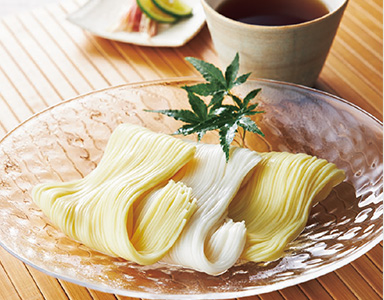 〔池利〕阪神タイガース×池利 三輪素麺2種詰合せ