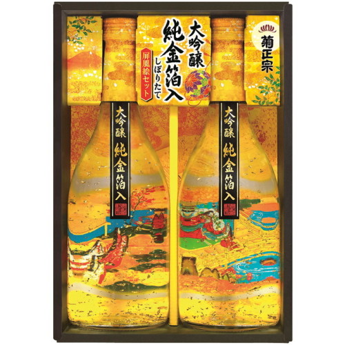 金箔入屏風絵セット(BY5082090)｜阪神からのお歳暮｜阪神百貨店公式