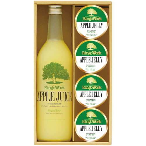 完熟｣アップルジュース&ゼリーセット(BY5135658)｜阪神からのお歳暮