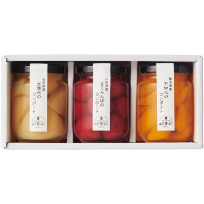 国産果の実コンポート4本アソート(BY5138207)｜阪神からのお歳暮｜阪神
