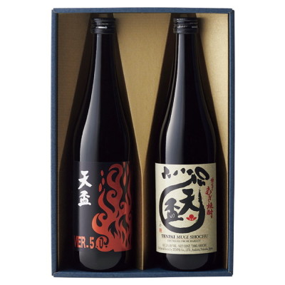 博多焼酎二彩～匠の技が光る天盃の贈り物～