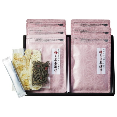 手すきおぼろを浮かべて食す 梅こぶ茶漬け