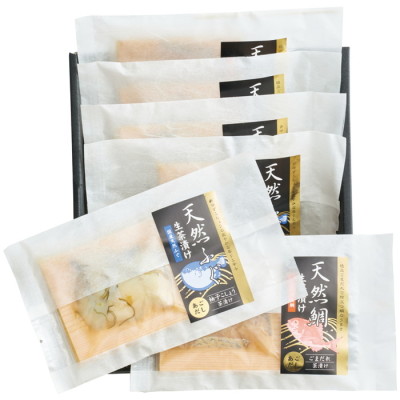 天然ふぐ･天然真鯛生茶漬け