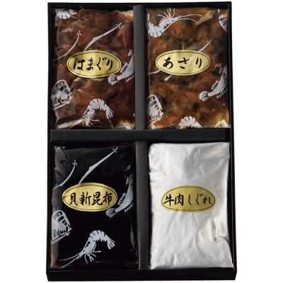 山中塗箱入り志ぐれ煮詰合せ