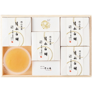 清水白桃ゼリー