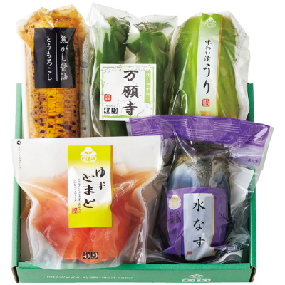 夏野菜の漬物詰合せ