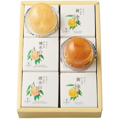 岡山県産もも食べくらべ ぜりぃ6個セット