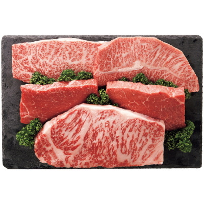 近江牛 ステーキ用牛肉食べつくしセット 620g