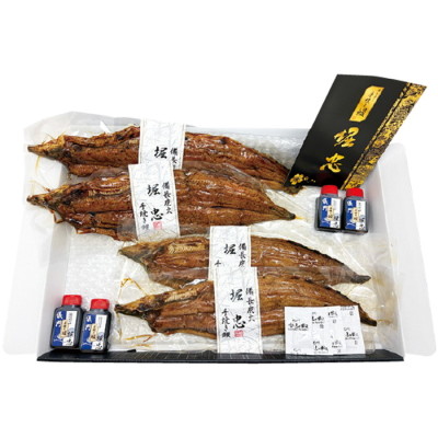 炭火手焼き鰻 天然蒲焼2尾･蒲焼大2尾セット