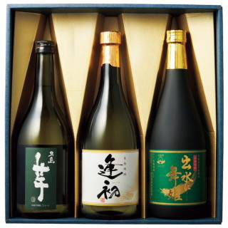 長崎・宮崎・鹿児島　芋焼酎飲みくらべセット