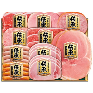 伝承国産豚肉ハム詰合せ