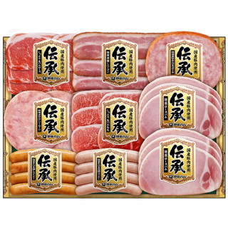 伝承国産豚肉ハム詰合せ