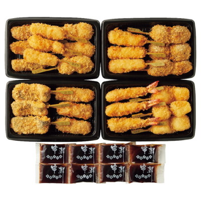 レンジで簡単 串かつ9種27本セット