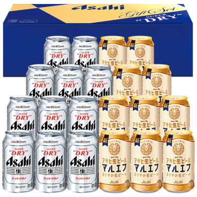 スーパードライ生缶ビール&アサヒ生ビールダブルセット