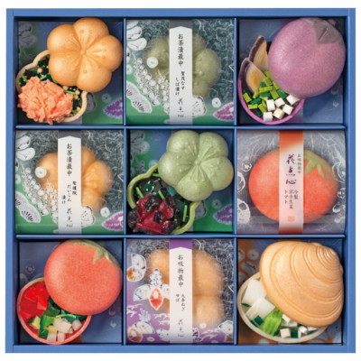 京のお茶漬とお吸物 夏の彩り最中詰合せ