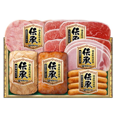 伝承国産豚肉ハム詰合せ