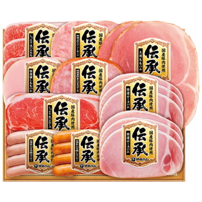 伝承国産豚肉ハム詰合せ