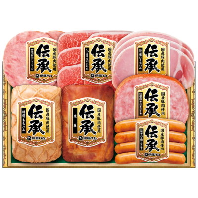 伝承国産豚肉ハム詰合せ