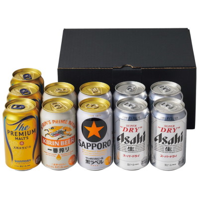 四大銘柄　生缶ビールいろいろセット