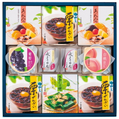 涼菓撰(自家製抹茶くず餅入)