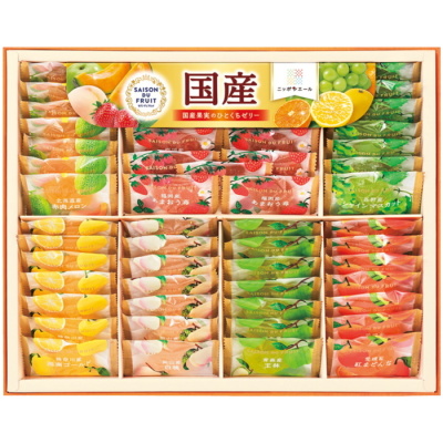 国産果実のひとくちゼリー詰合せ