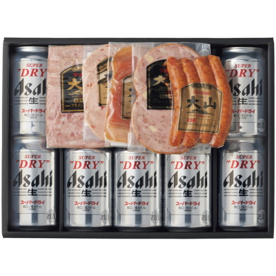 生缶ビール･ハム･ウインナーセット