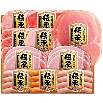 伝承国産豚肉ハム詰合せ(8種10品入)