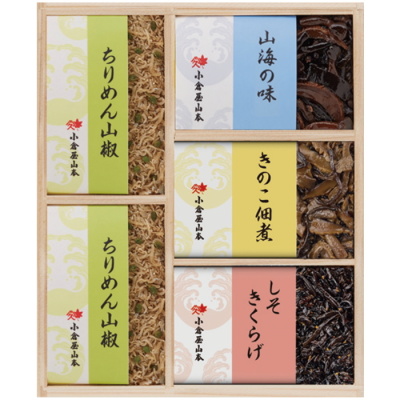 ちりめん山椒昆布詰合せ