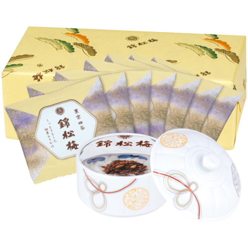 錦松梅 有田焼容器入・小袋(CR6056162)｜阪急からのお中元｜阪急百貨店