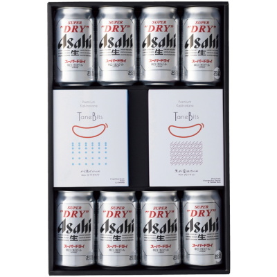 スーパードライ生缶ビールと｢タネビッツ｣セット
