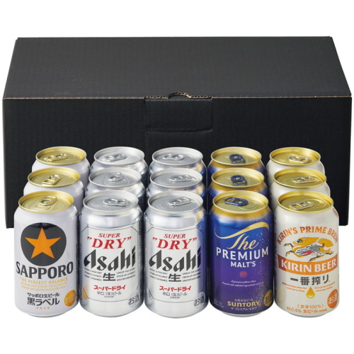ゆうみ　35缶 四大銘柄 生缶ビールいろいろセット(CR6159735)｜阪急からのお中元