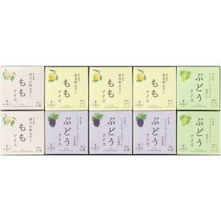 岡山果実アイス&ソルベ4種10個セット