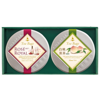 紅茶と緑茶のティーバッグ2種セット