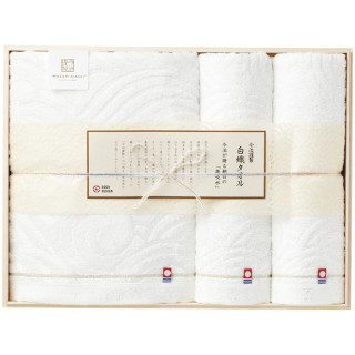 白織タオル バスタオルセット