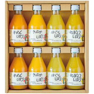 100%ピュアジュース4種飲みくらべ